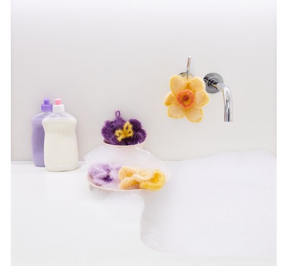 Rico Design Creative Bubble crochet kit "Spring flowers"