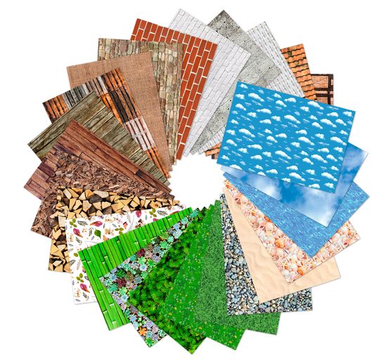 Collezione di cartoncini fotografici con motivi "Natura".