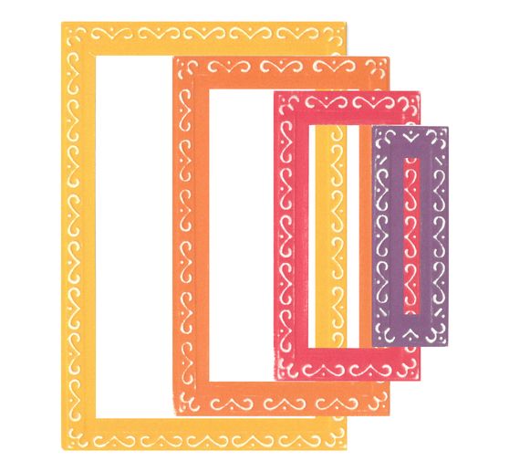 Sizzix Framelits Punching template "Rectangles by Stacey Park"