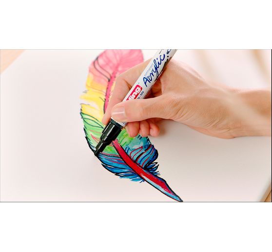 edding 5100 Acrylic "Acrylic marker - Festive", Medium, set of 5