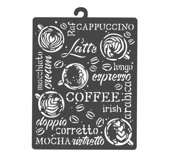 Stencil "Caffè e cioccolato - Barista