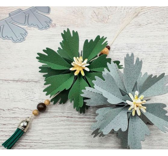 Punching templates folding flower "Cosmea"