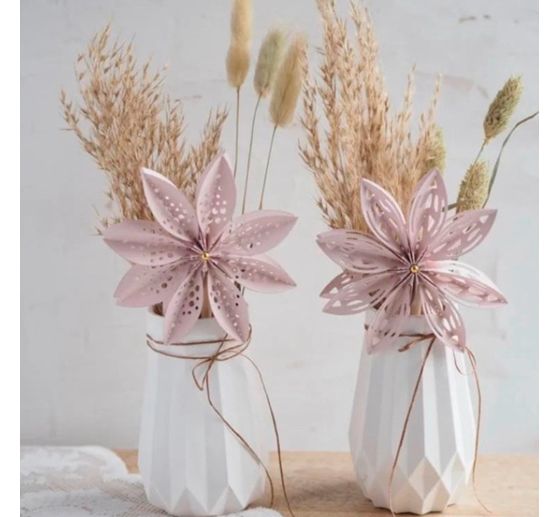 Punching templates folding flower "Dotty"