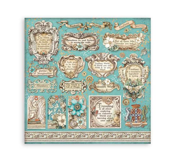 Scrapbook block "Fantasy World"