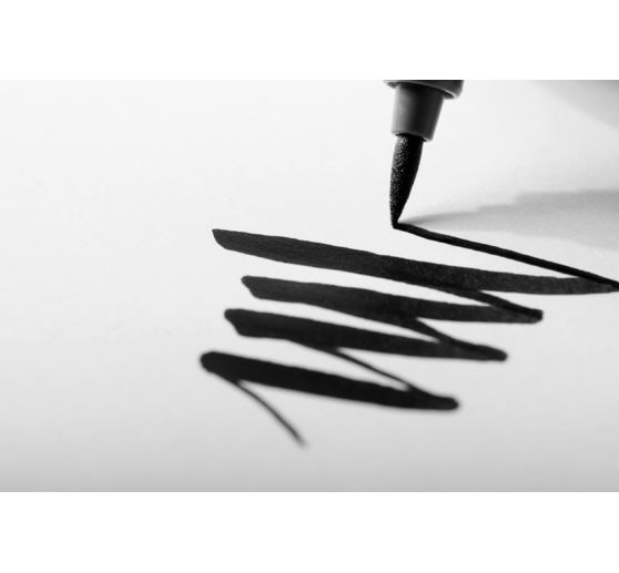 STAEDTLER Pigment soft brush pen "Greys", set of 6