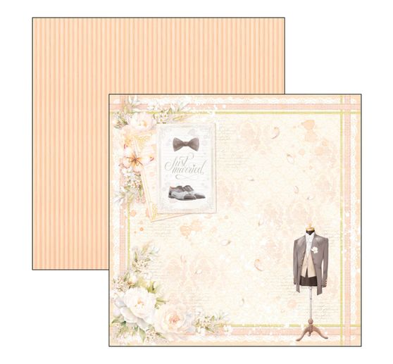 Scrapbook paper "Always & Forever"