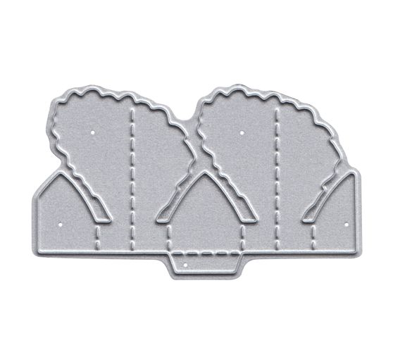 Punching templates folding flower "Malva"