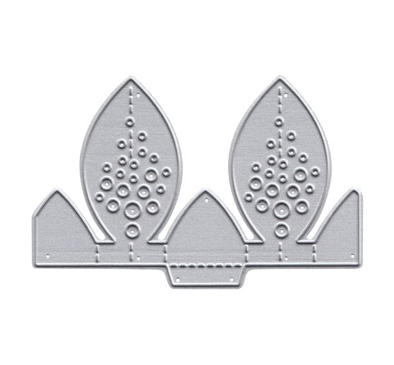 Punching templates folding flower "Dotty"