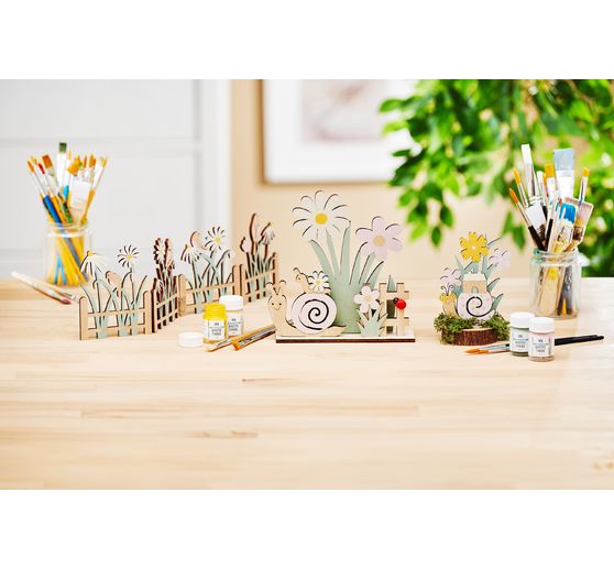 VBS Wooden building kit "Snail garden"