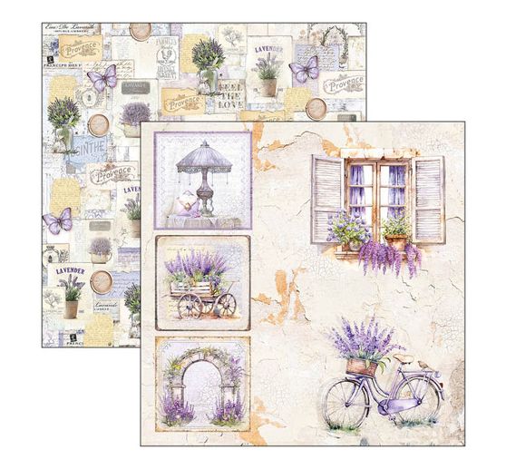 Scrapbook paper "Morning in Provence"
