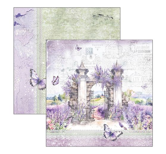 Scrapbook paper "Morning in Provence"