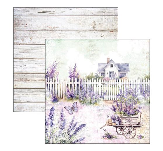 Scrapbook paper "Morning in Provence"