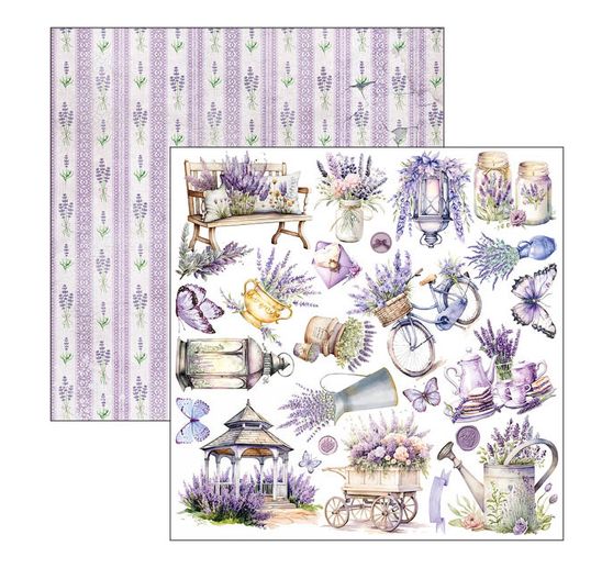 Scrapbook paper "Morning in Provence"