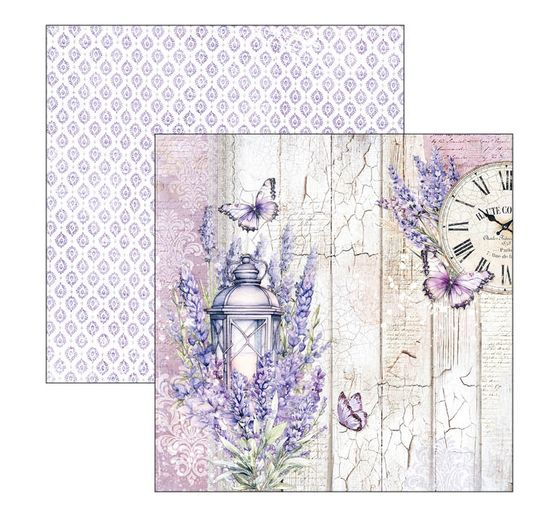 Scrapbook paper "Morning in Provence"