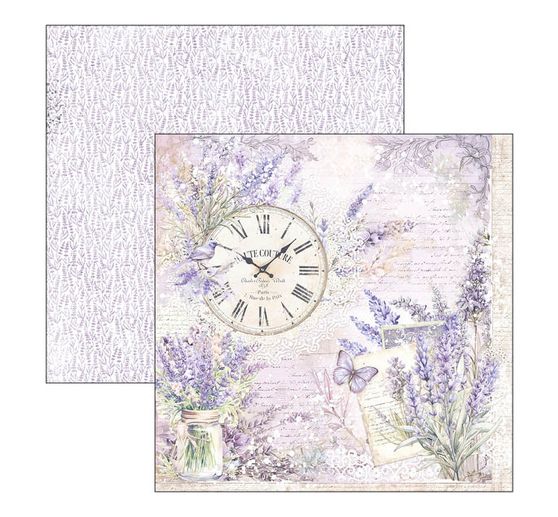 Scrapbook paper "Morning in Provence"