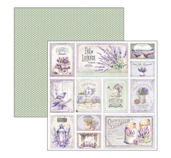 Scrapbook paper "Morning in Provence"