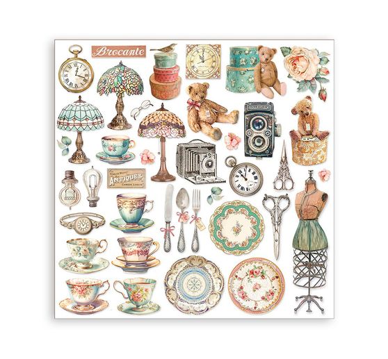 Scrapbook block "Brocante Antiques"