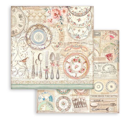 Scrapbook block "Brocante Antiques"