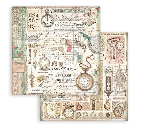 Scrapbook block "Brocante Antiques"