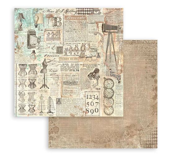 Scrapbook block "Brocante Antiques - Backgrounds"