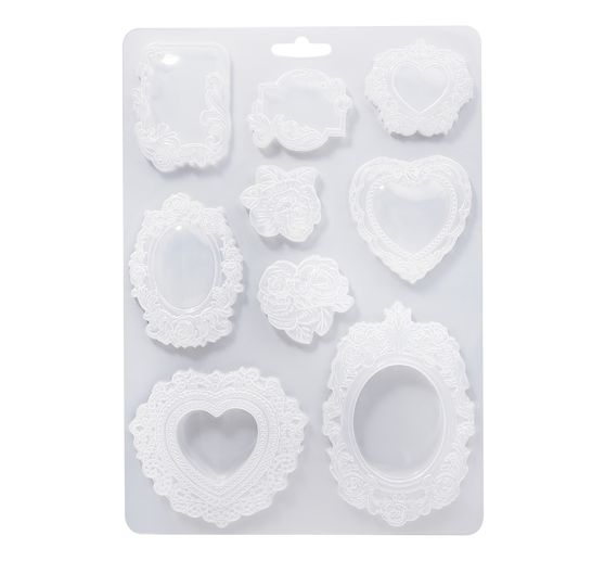 Casting mould "Precious - picture frame roses"