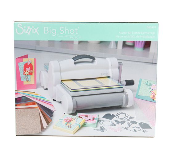 Sizzix Big Shot Plus White & Gray "Starter Kit"