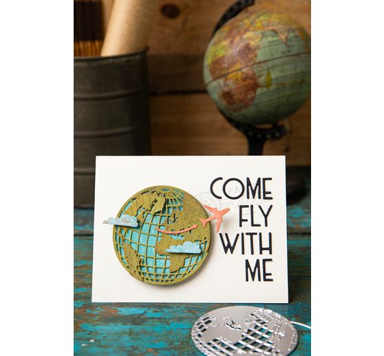 Fustella Sizzix Thinlits "World Travel by Tim Holtz"