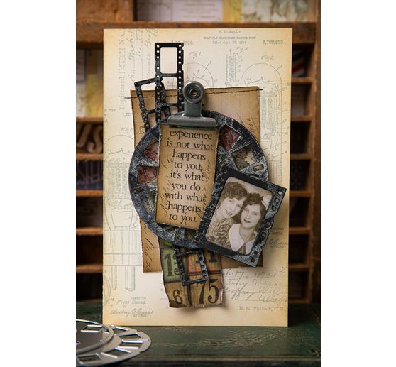 Fustella Sizzix Thinlits "Picture Show by Tim Holtz"