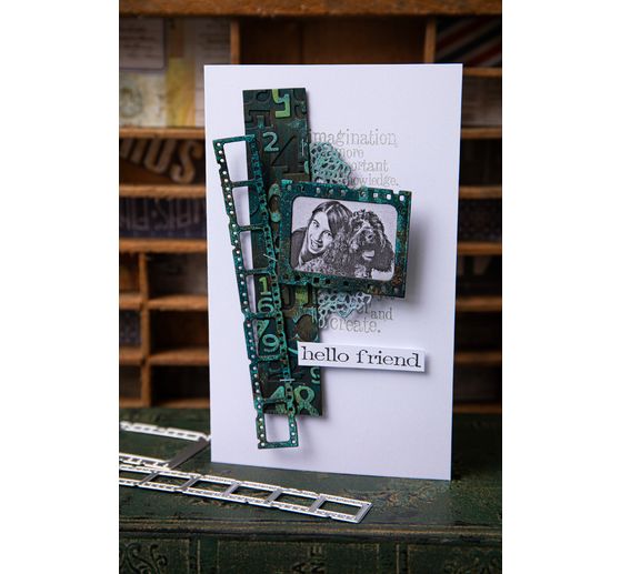 Fustella Sizzix Thinlits "Picture Show by Tim Holtz"