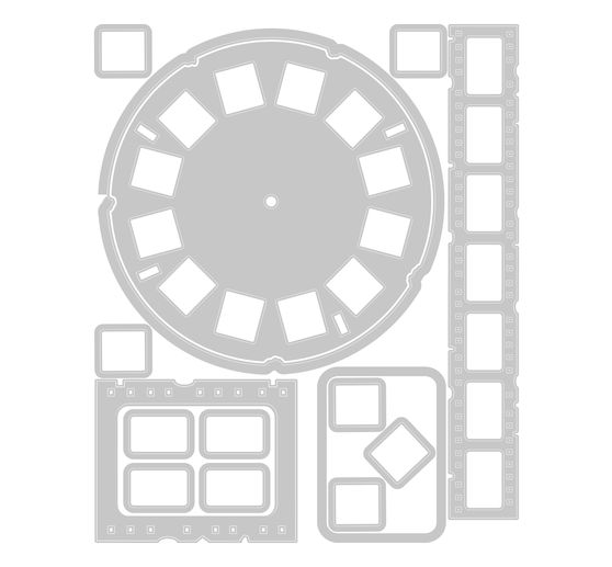 Fustella Sizzix Thinlits "Picture Show by Tim Holtz"