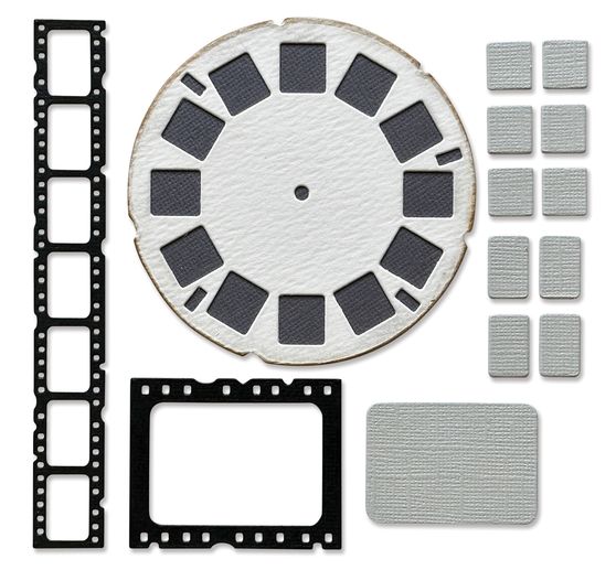 Fustella Sizzix Thinlits "Picture Show by Tim Holtz"