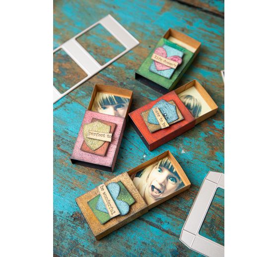 Sizzix Thinlits, fustella "Matchbox by Tim Holtz".