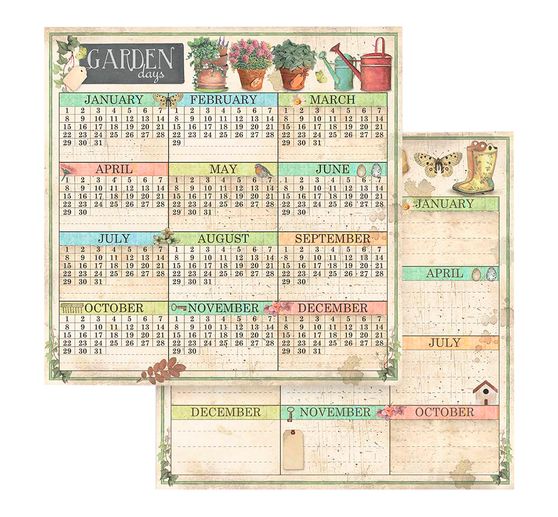 Scrapbooking Pad "Garden"