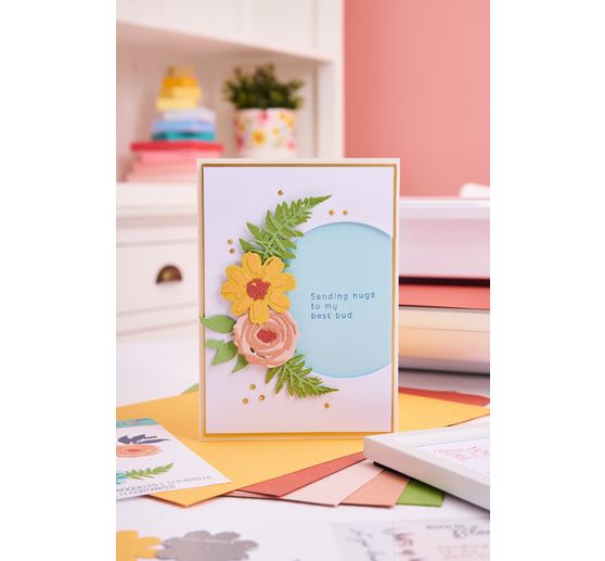 Sizzix Thinlits Punching template "Flowers & Fern"