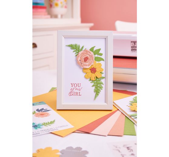 Sizzix Thinlits Punching template "Flowers & Fern"