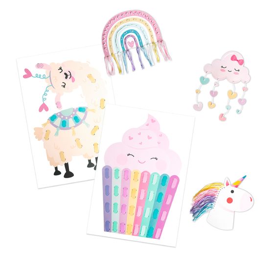 Paper craft kit "Cute Rainbow"