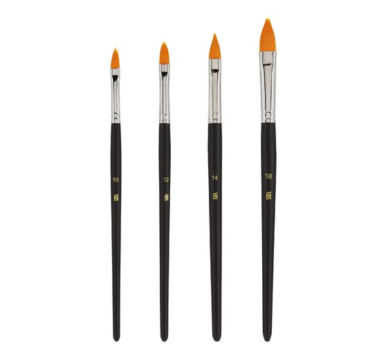 VBS Cat's tongue brush "BASIC", set of 4