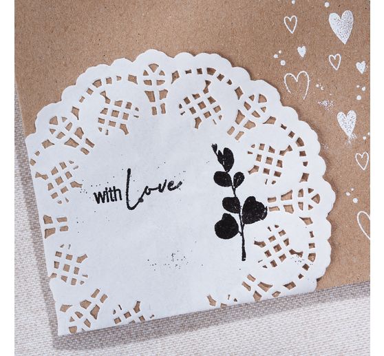 VBS Lace doily, white