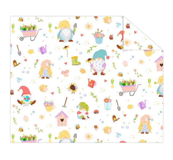 Cartoncino fotografico con motivi "Gnomo da giardino"