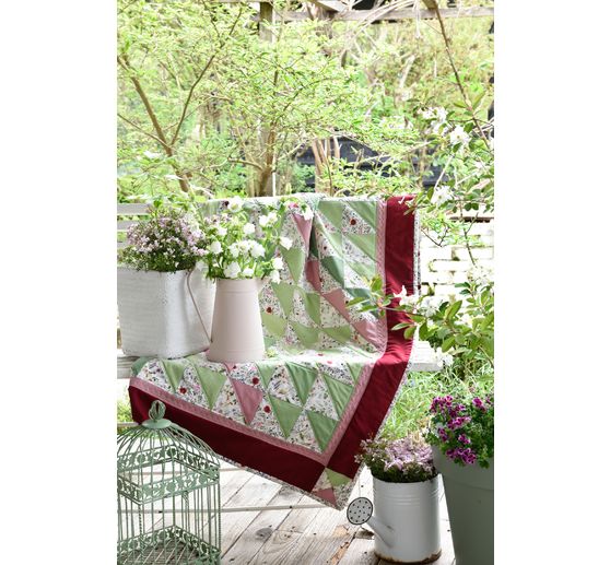 Westfalenstoffe Woven fabric "Vichy stripes green"