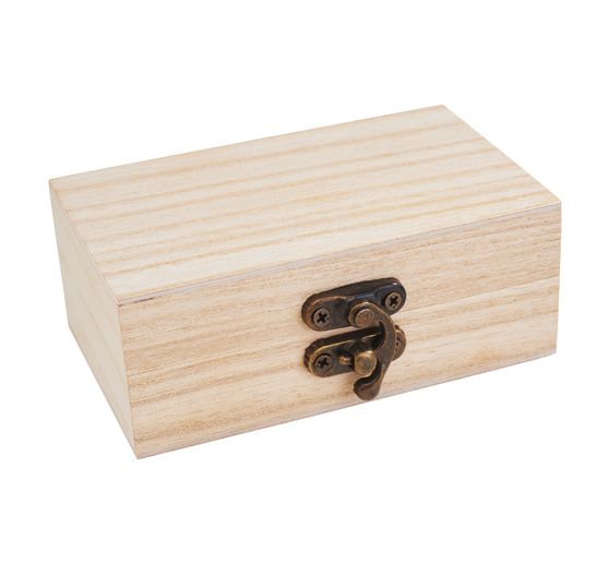 VBS Scatola di legno, 8 pezzi, 10 x 3,8 x 5,9 cm