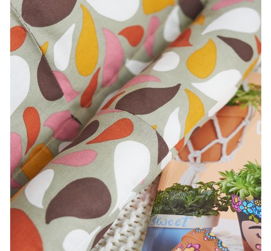 Cotton fabric "Drops"