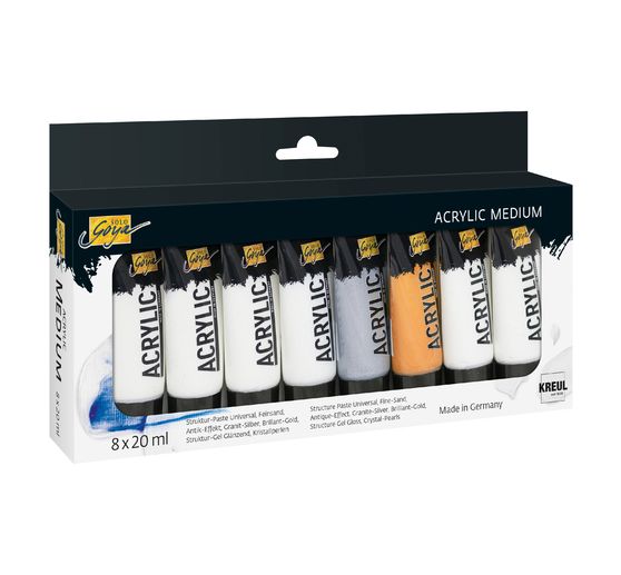 SOLO GOYA Medium acrilico 20 ml tubi set di 8