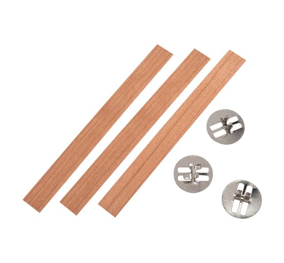 VBS Stoppini in legno con supporto, 13 cm