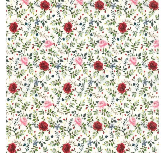 Westfalenstoffe Cotton fabric "Florenz - Roses"
