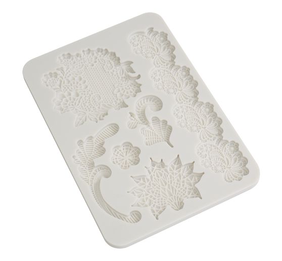 Silicone Casting Mould "Brocante Antiques - Flower lace "