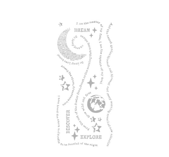 Stencil "Secret Diary - Diary Dream"