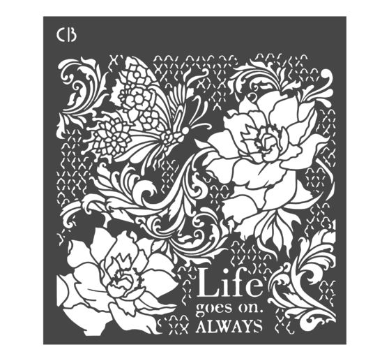 Stencil "Ethereal - Life goes on"