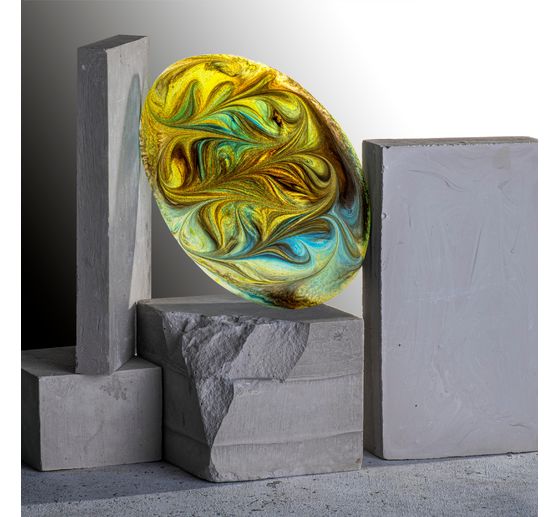 Silicone color mixing cup