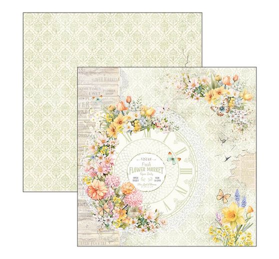 Scrapbook paper "Flower Shop"
